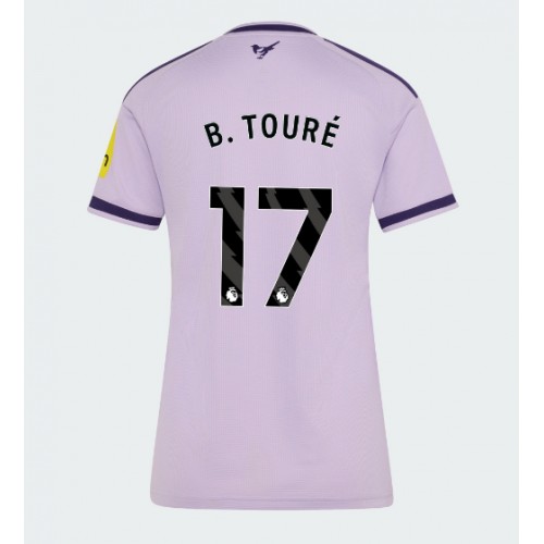 Newcastle United Bazoumana Toure #17 Kolmaspaita Naiset 2026-27 Lyhythihainen